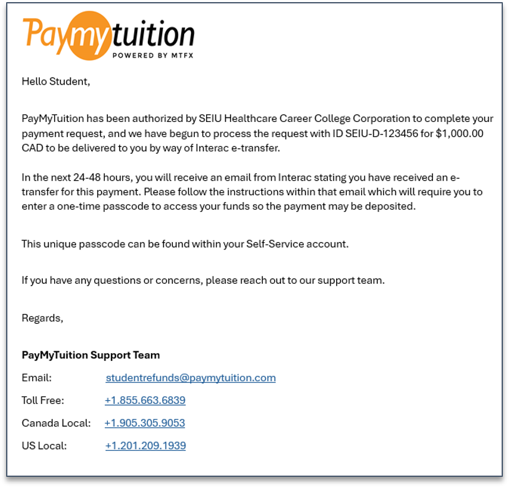 payment